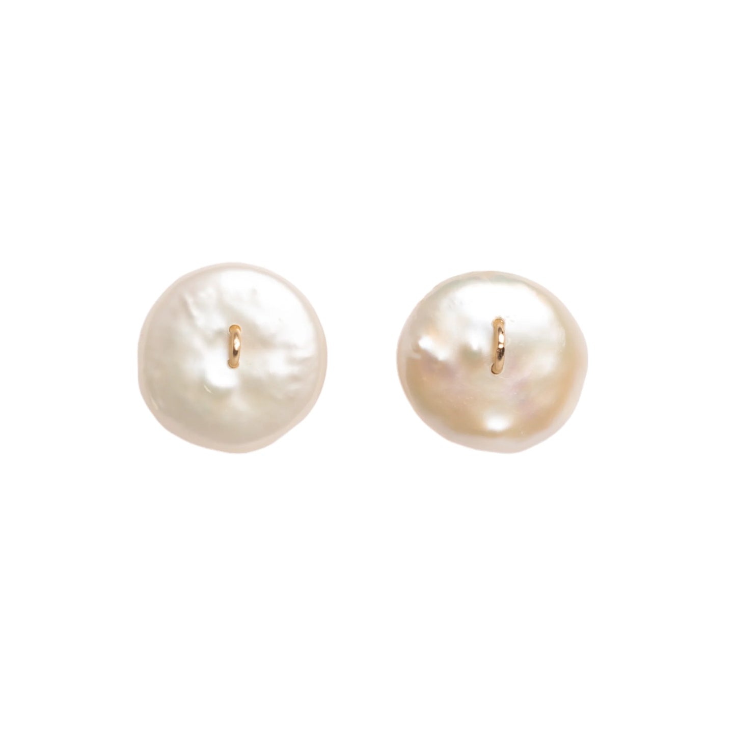 BUTTON EARRING