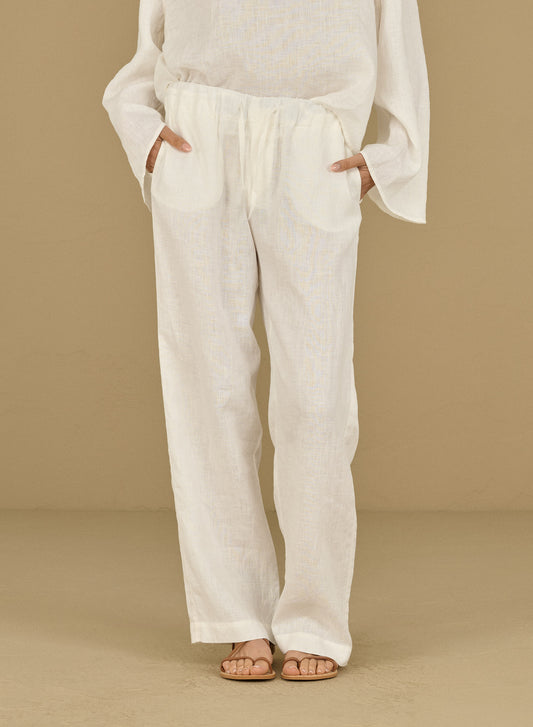 LINEN TROUSERS