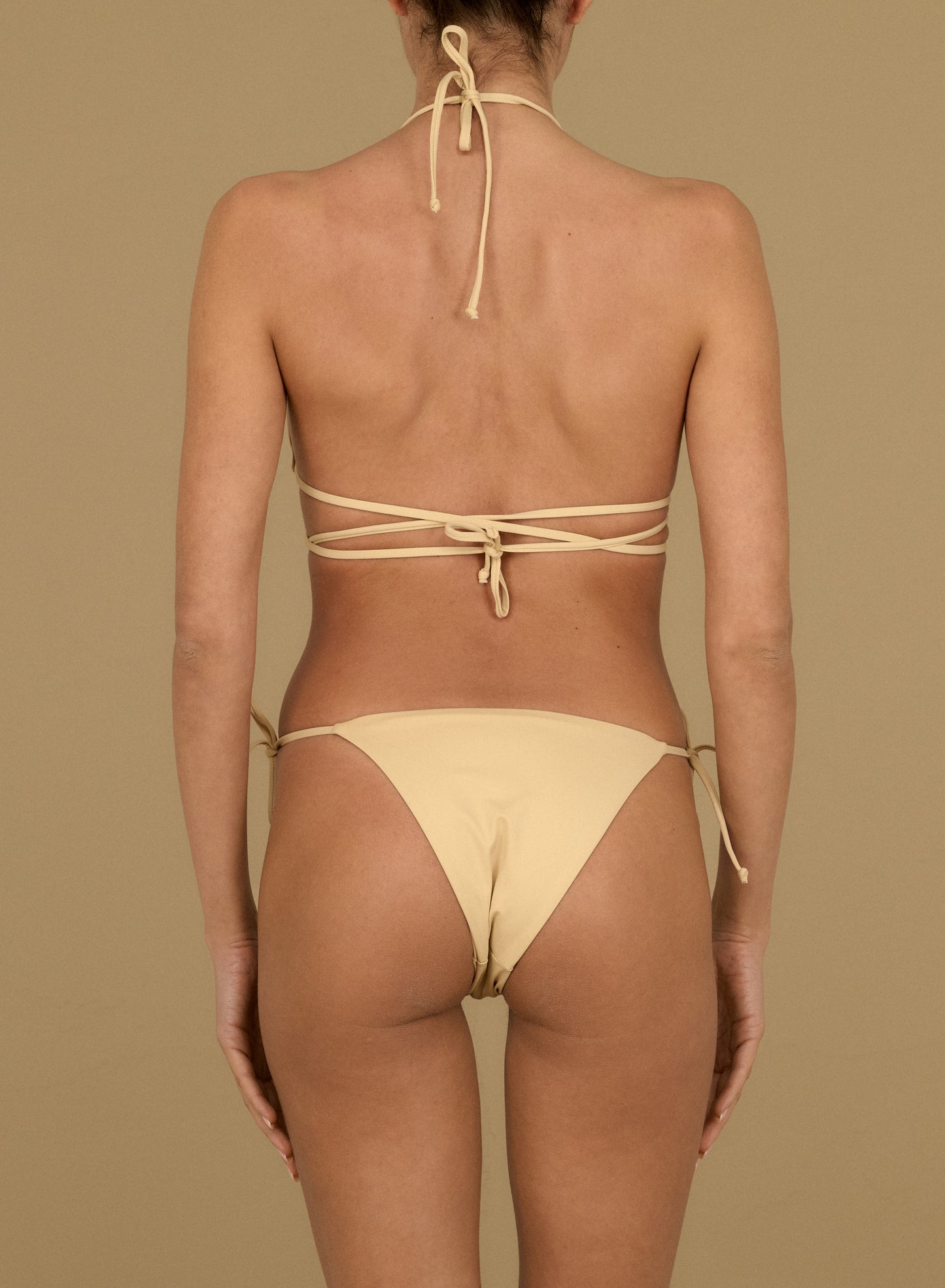FRONT TIE TRIANGLE BIKINI