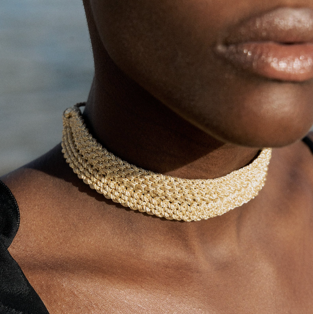 UZOUD CHOKER ROSE GOLD