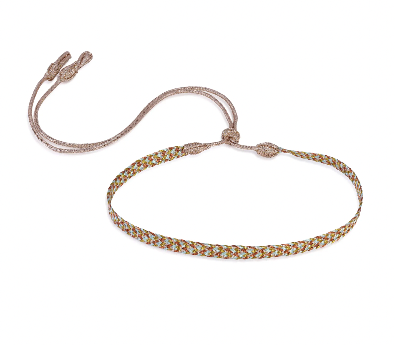 ANIA CHOKER No2 IN ROSE GOLD TOFFE GLAZE