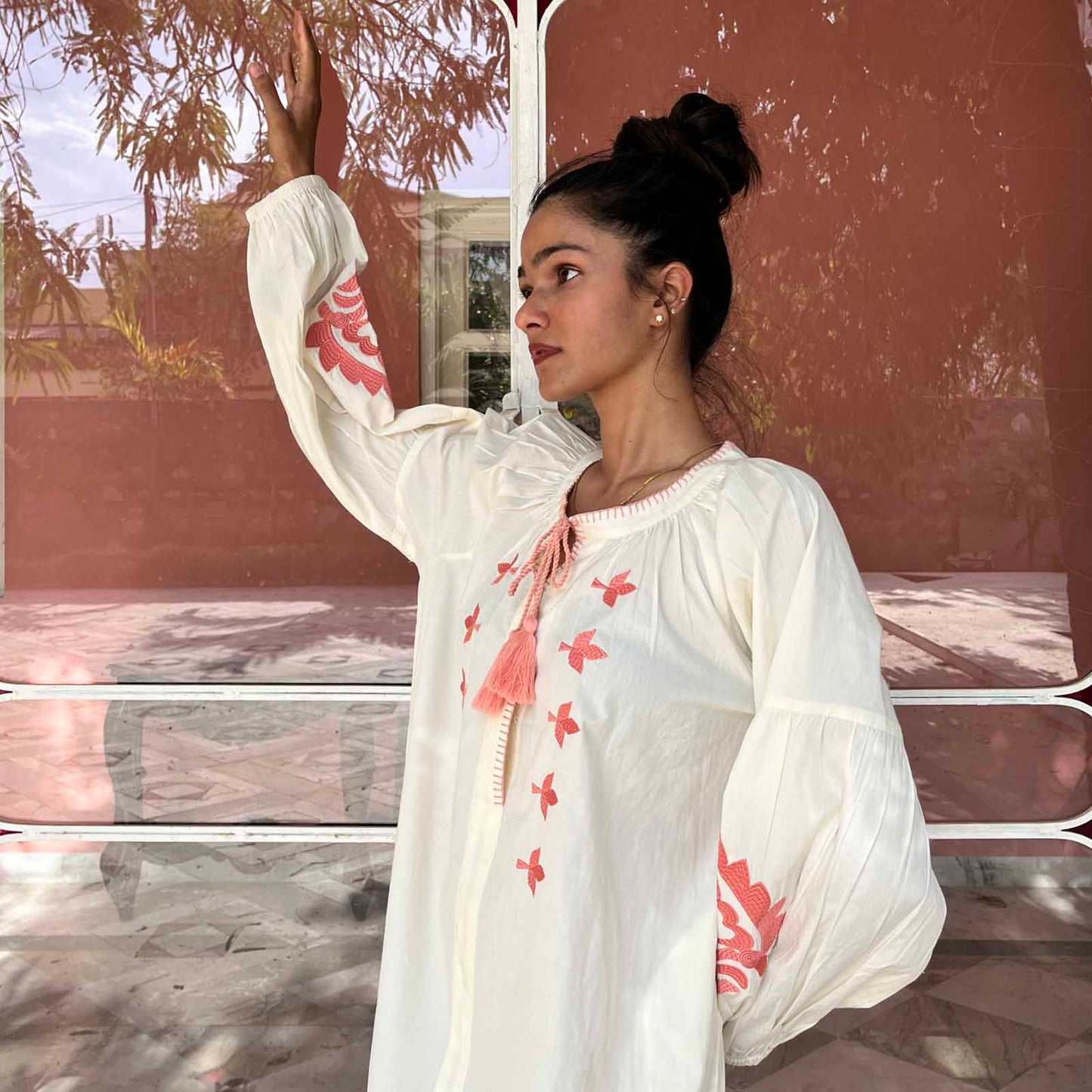 VIRGINIA DRESS EBROIDERY S/M