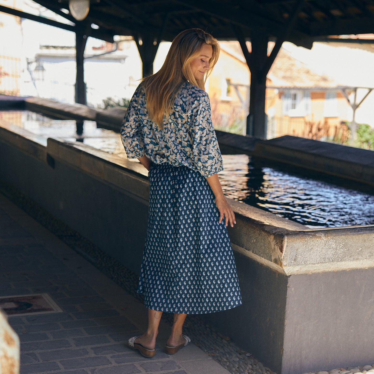 LINA SKIRT CIGALE BLUE