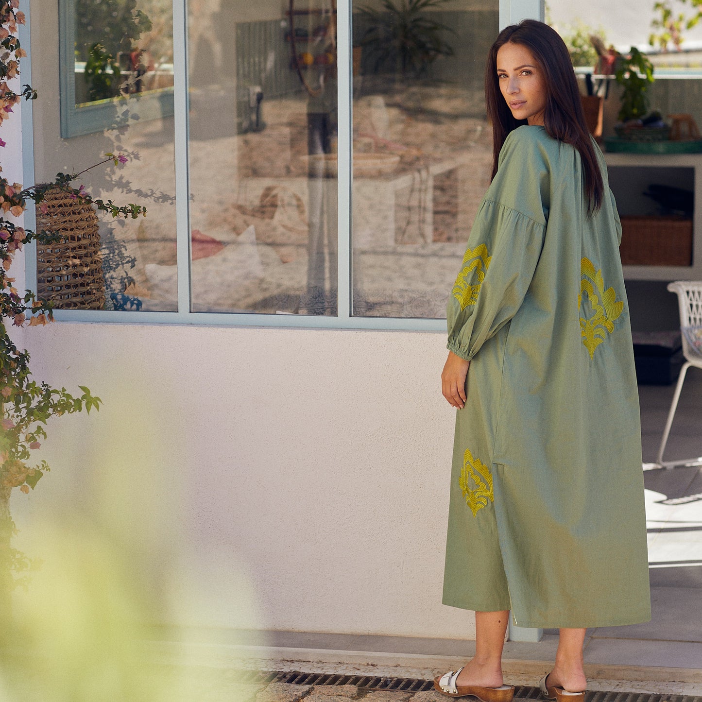 VIRGINIA DRESS EBROIDERY S/M