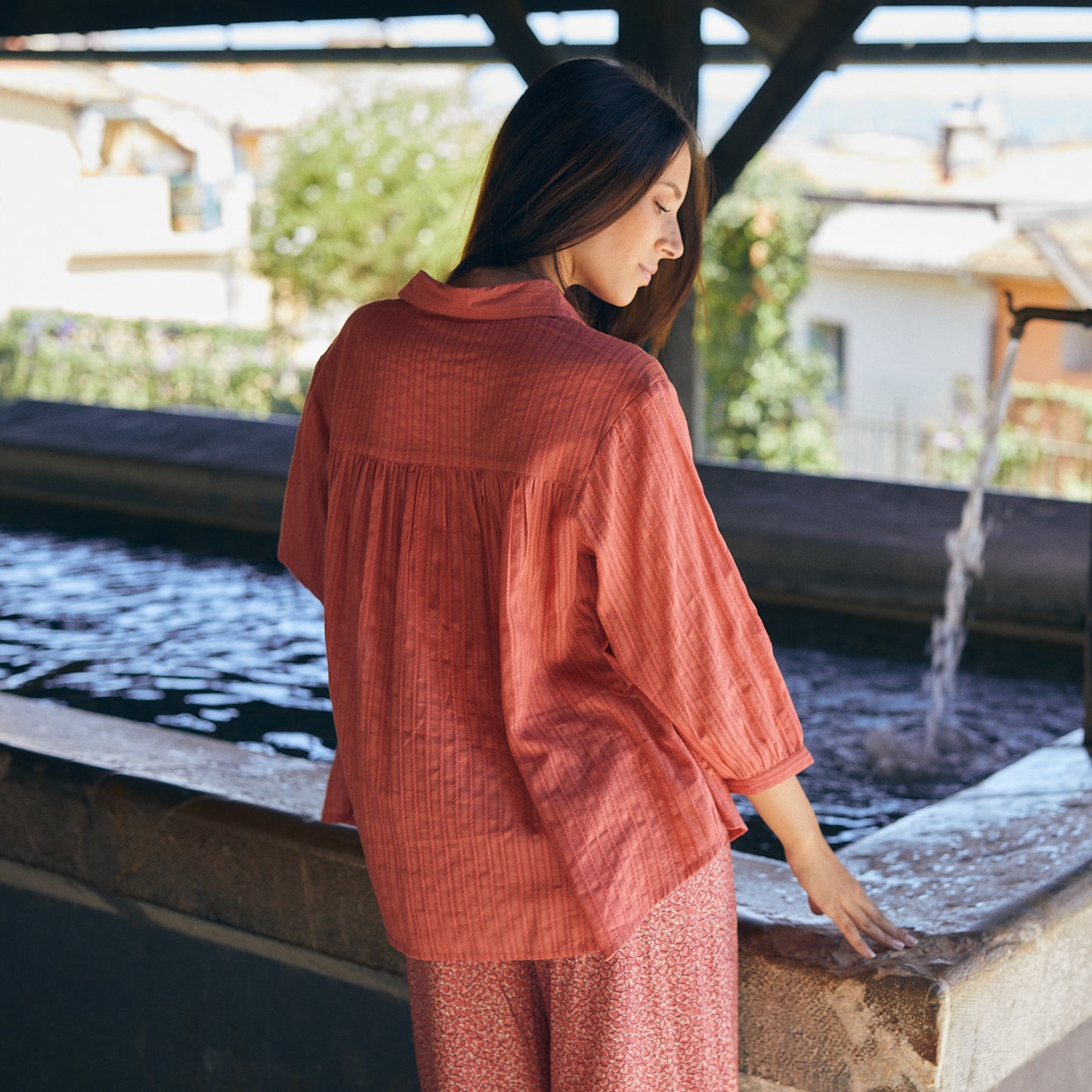 CERISE SHIRT SIMPLE COLOR S/M