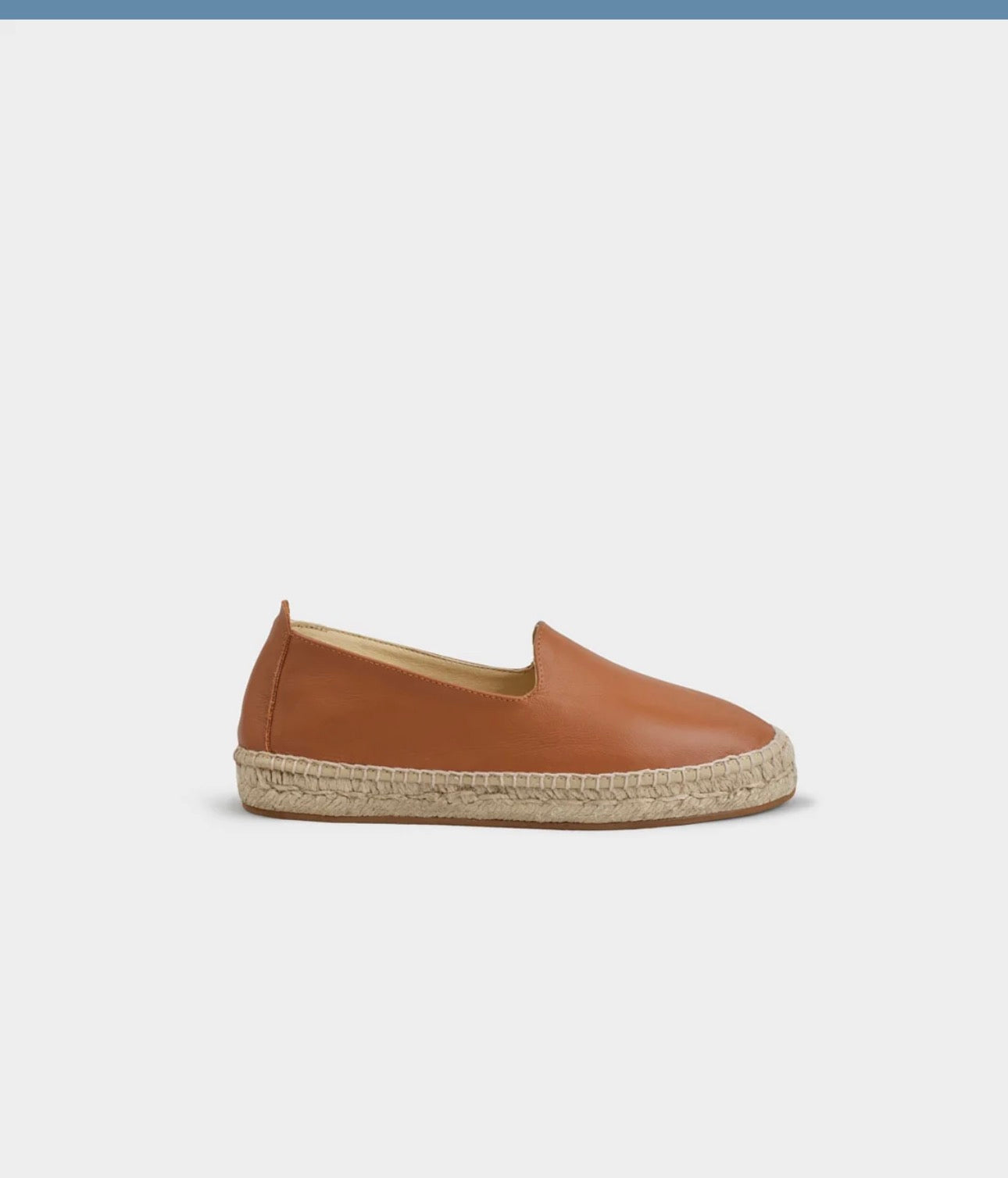 Tobias leather flat espadrilles