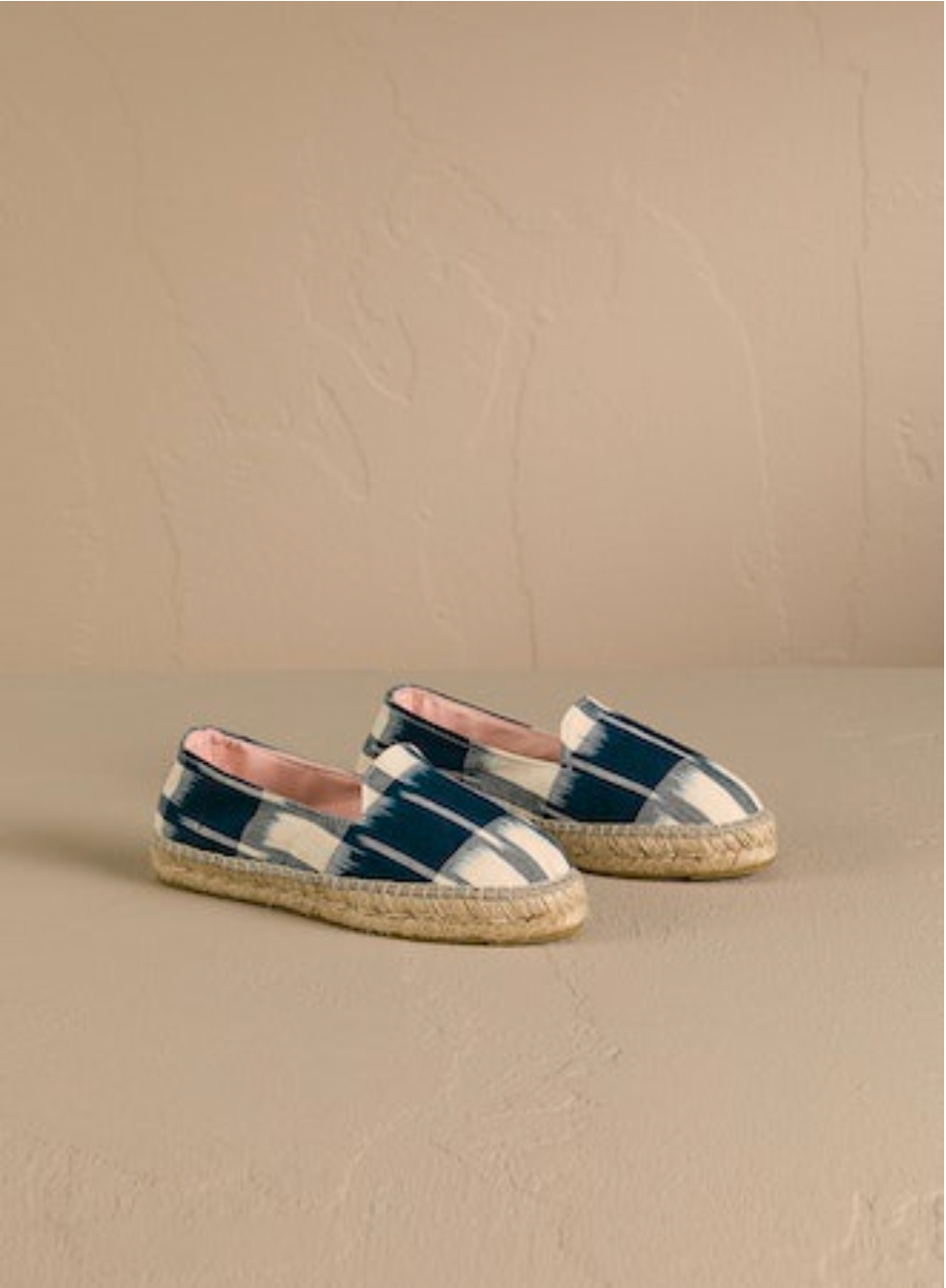 FLAT ESPADRILLES - INDIGO & NAVY