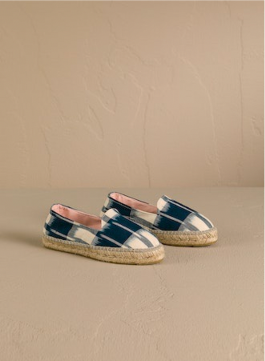 FLAT ESPADRILLES - INDIGO & NAVY