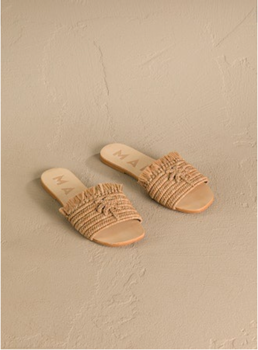 LEATHER SANDALS PALM - TAN