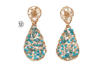 GOTAS EARRINGS TURQUESA