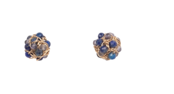 CLEMENTINA EARRINGS BLUE