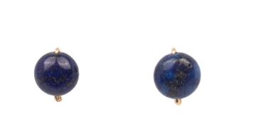 SOLITARIO EARRINGS BLUE