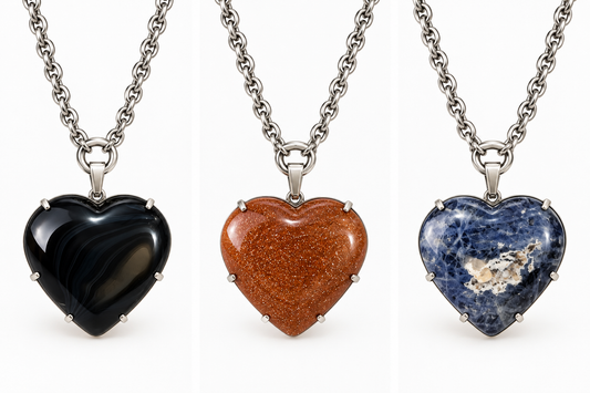 CORAZON PIEDRA COLLAR