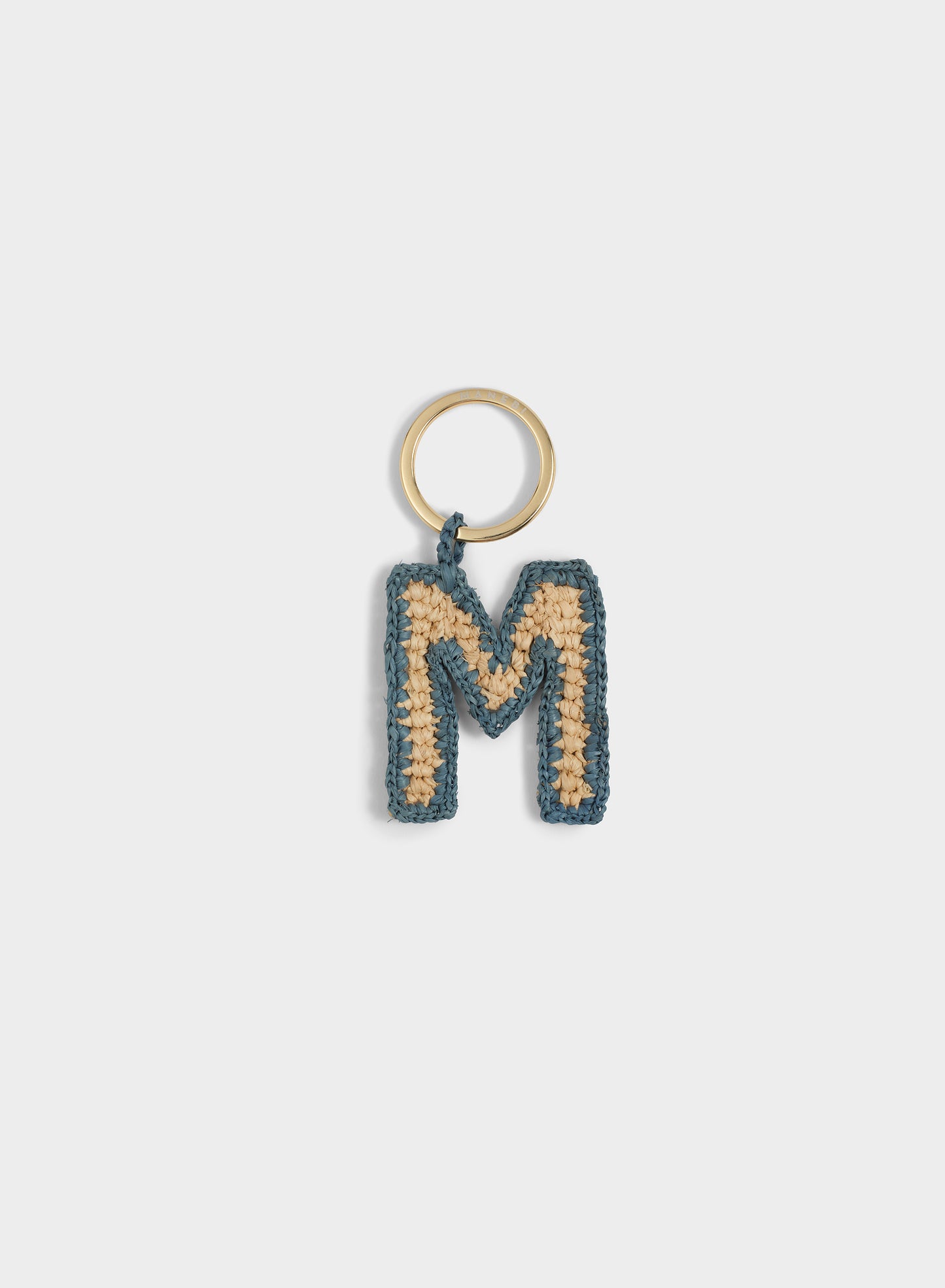 LETTER CHARM KEYCHAIN