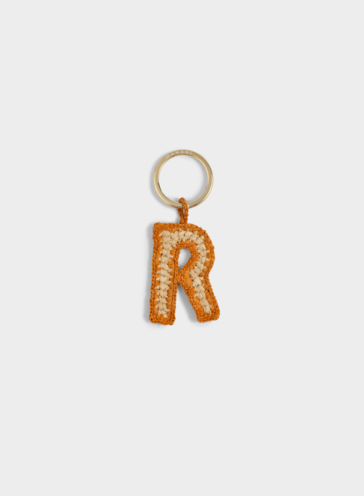 LETTER CHARM KEYCHAIN