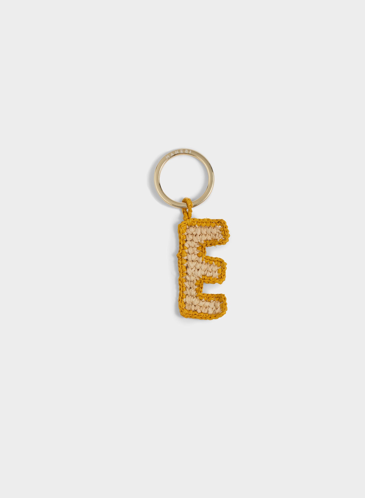 LETTER CHARM KEYCHAIN