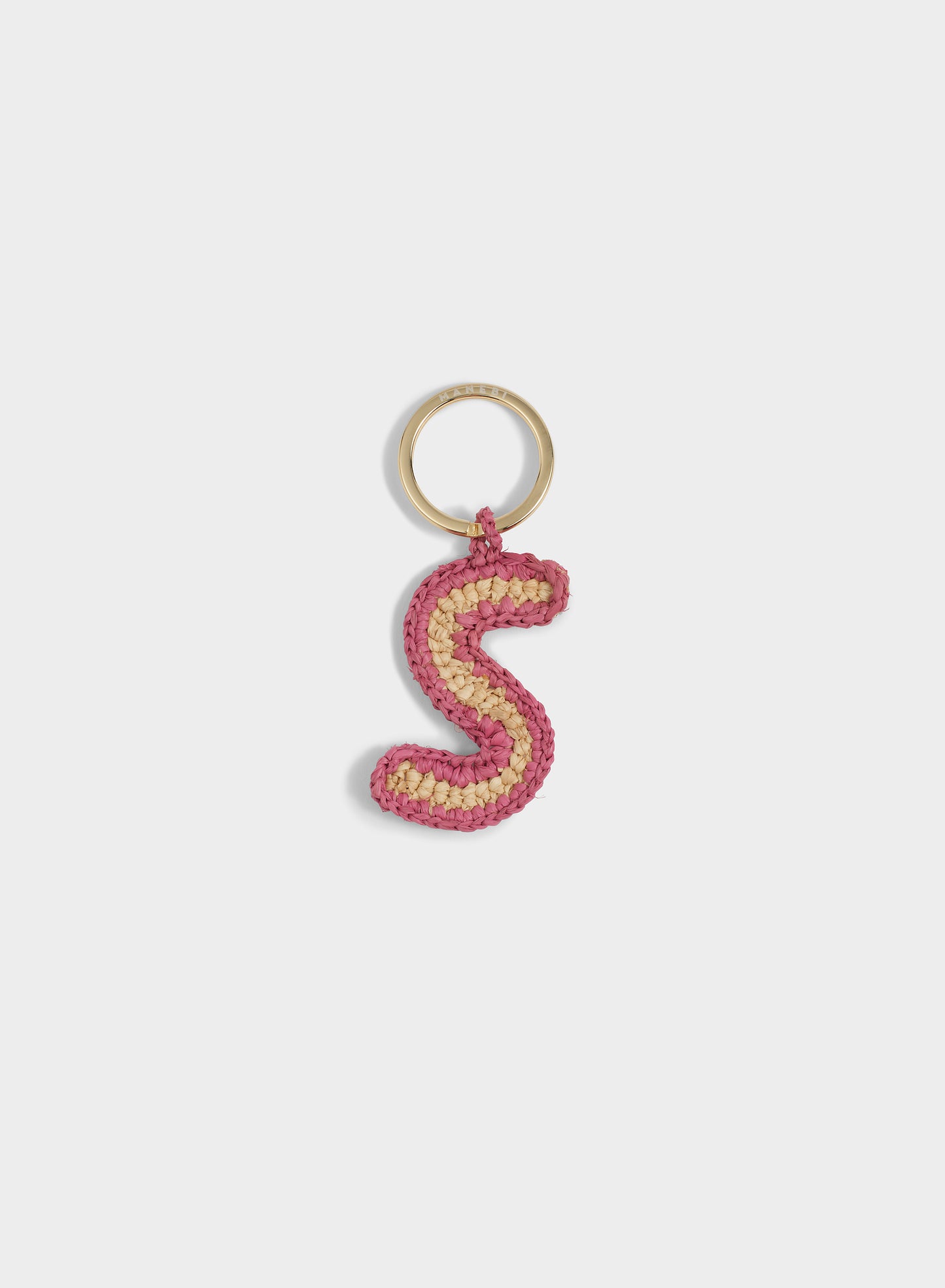 LETTER CHARM KEYCHAIN