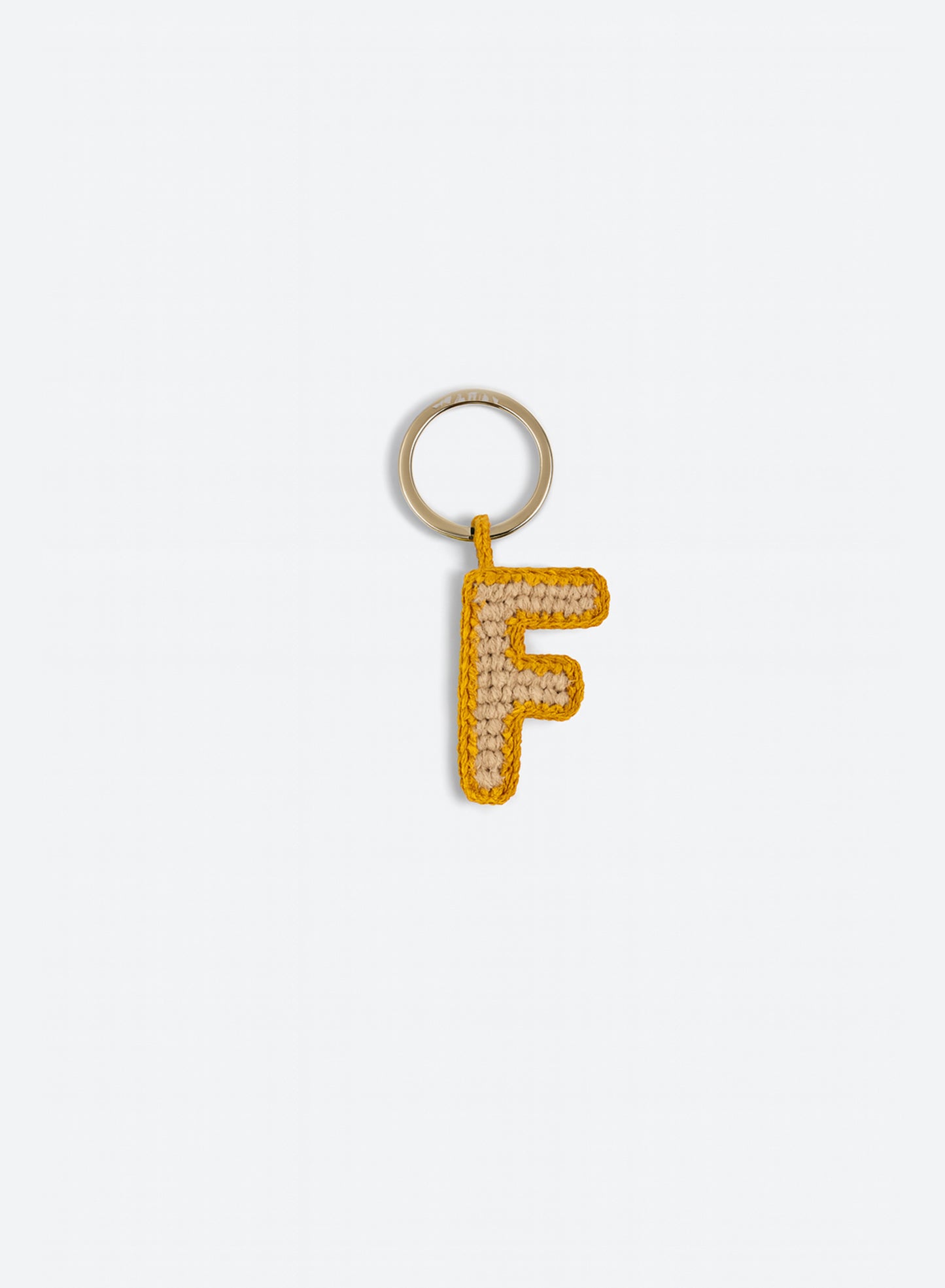 LETTER CHARM KEYCHAIN