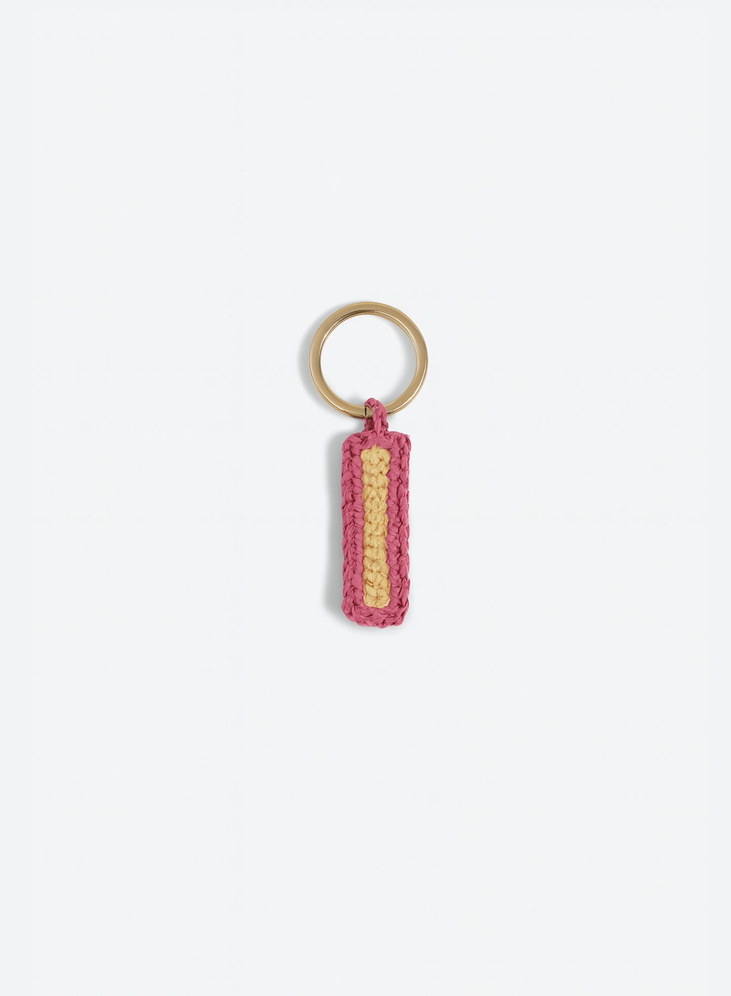 LETTER CHARM KEYCHAIN