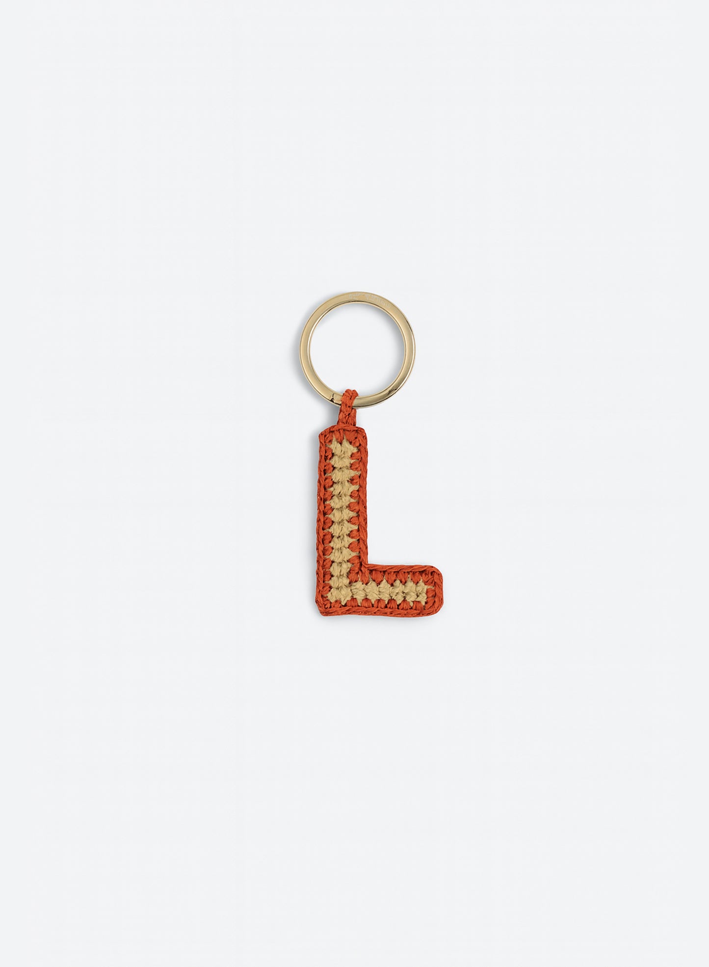 LETTER CHARM KEYCHAIN
