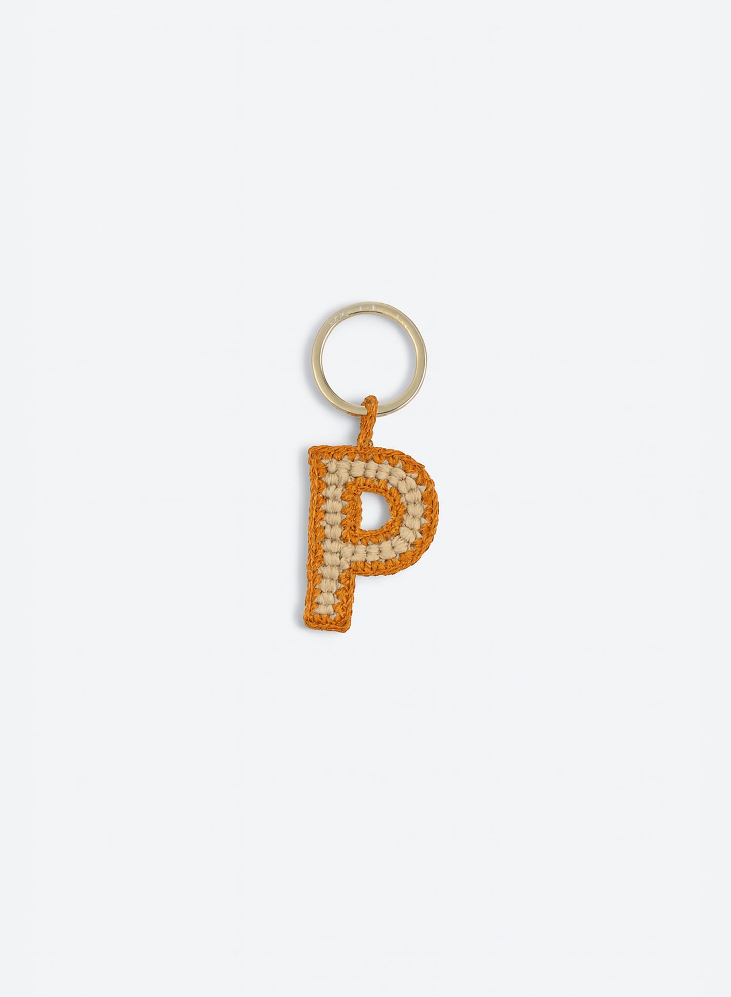 LETTER CHARM KEYCHAIN