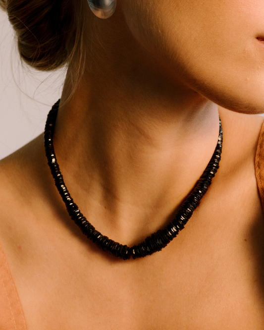 ARUMA NECKLACE #1 - Black Spinel