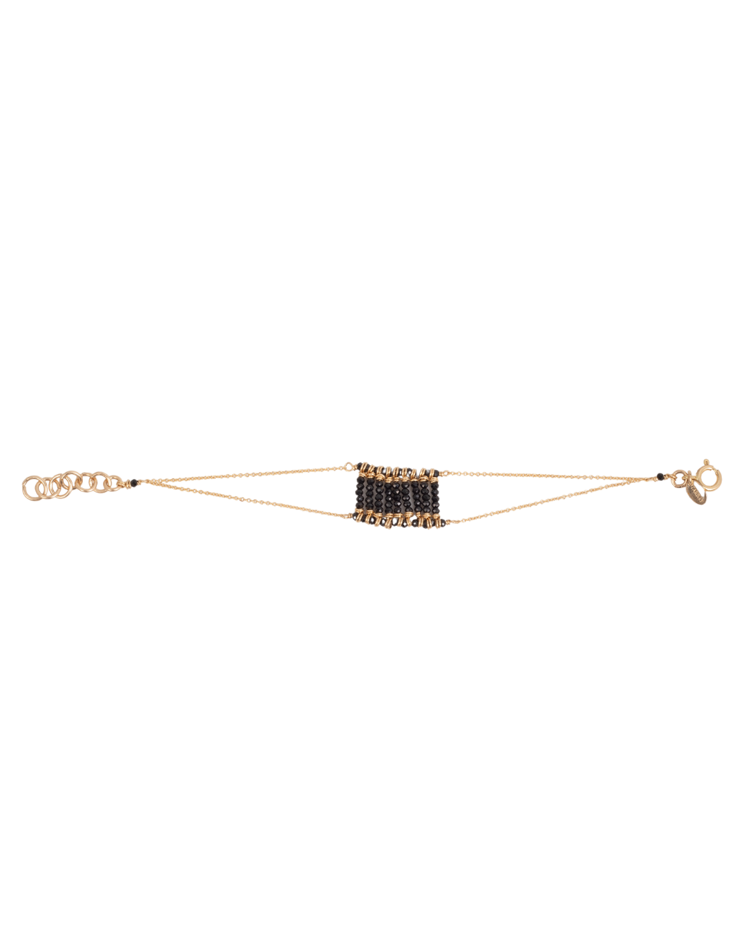 MIRANDA BRACELET #1 - Black Spinel & Yellow Gold